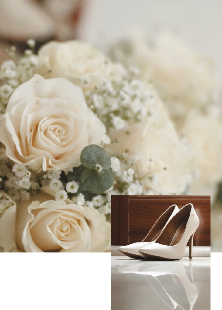 Details Heels Flowers Wedding